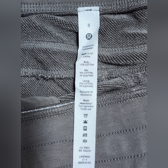 Lululemon Warm Down Jogger Thread Dye Rover Black Womens 8 - Picture 11 of 11